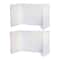 Pacon® 48" x 16" White Privacy Boards, 2 Packs of 4